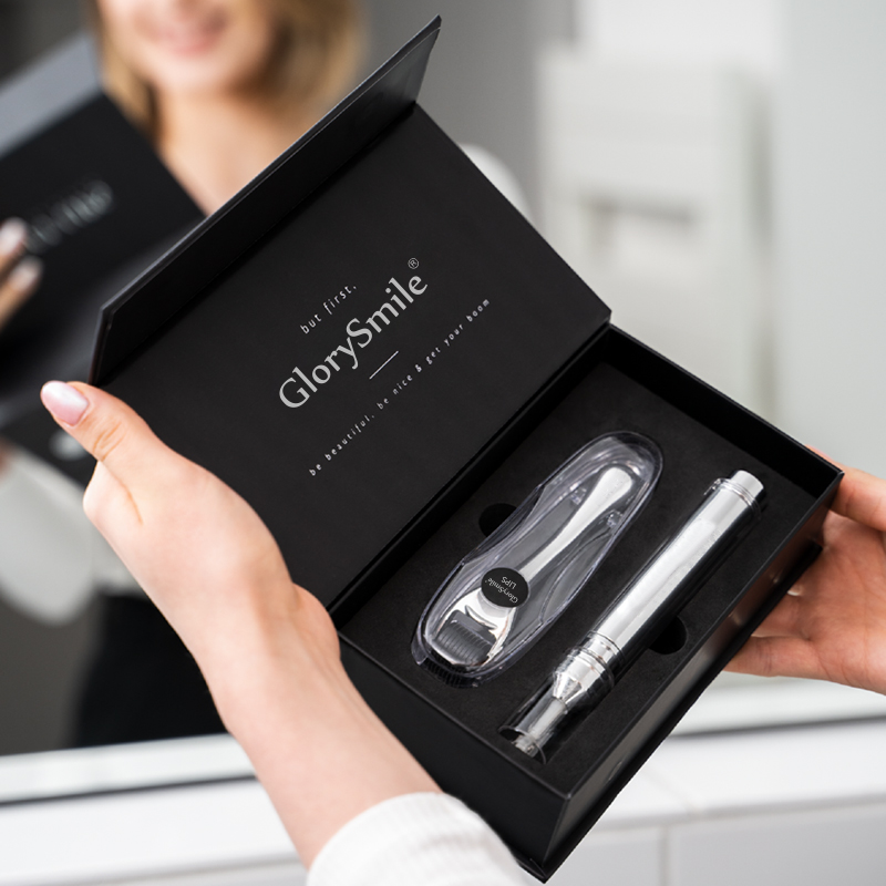 Glorysmile Lips Boosting System Kit Enlarger Device Lip Augmentation Plumper Serum Lip Roller 1