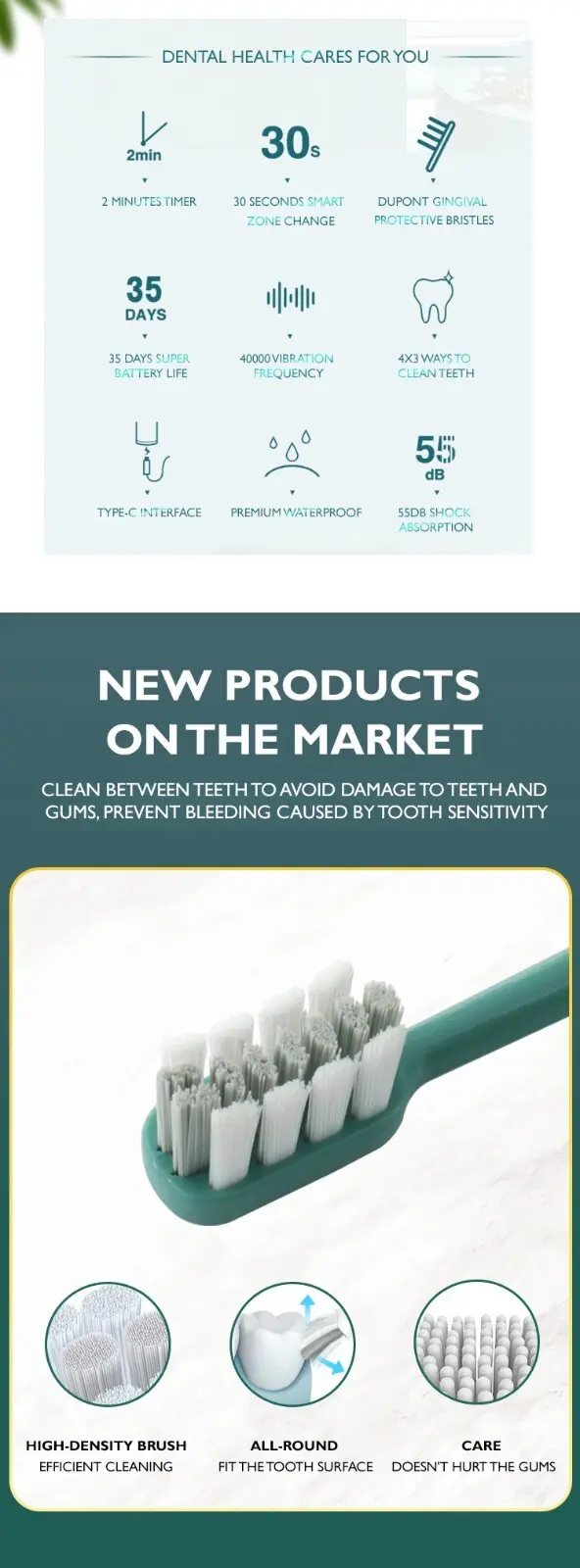GlorySmile children's electric toothbrush manufacturers for whitening teeth 3