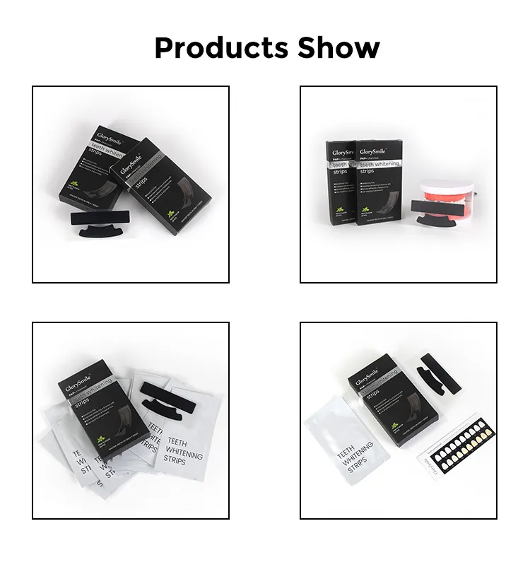 GlorySmile Wholesale high quality whitening strips price factory for home usage 10