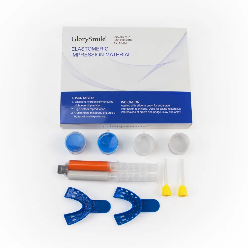 New Custom Private Label Dental Silicone Impression Material Putty Teeth Mold Kit With Trays 1