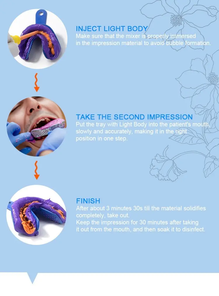 ODM high quality silicone putty impression material company for whitening teeth 2