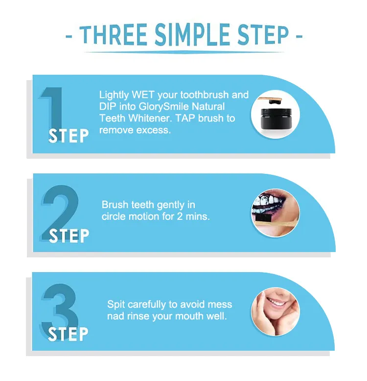 GlorySmile natural teeth whitening powder manufacturers for whitening teeth1 2