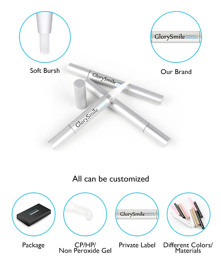 Bulk buy high quality bright smile whitening pen factory for whitening teeth 4