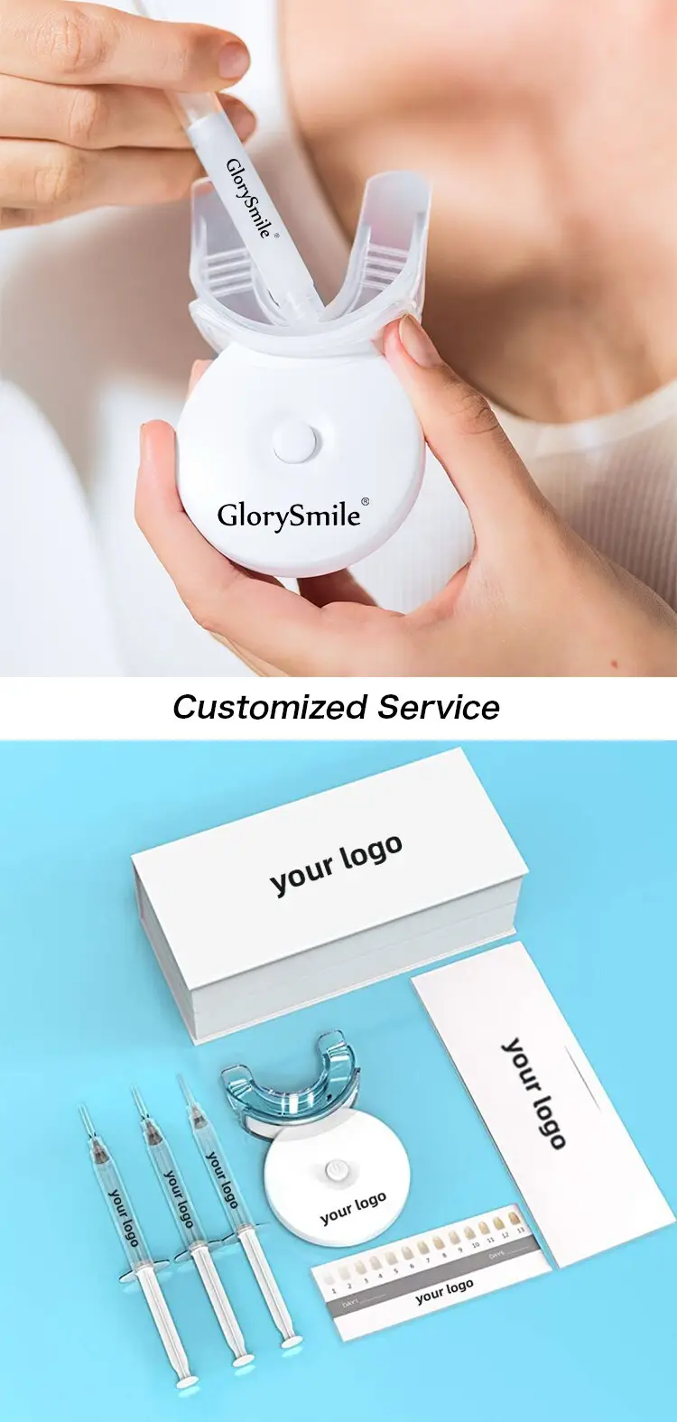 GlorySmile best laser teeth whitening kit company for teeth 6