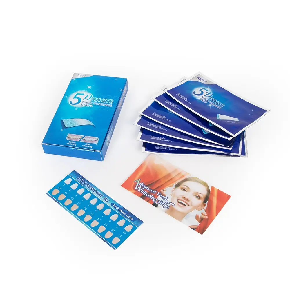 GlorySmile ODM 3d white teeth whitening strips Supply for home usage 2