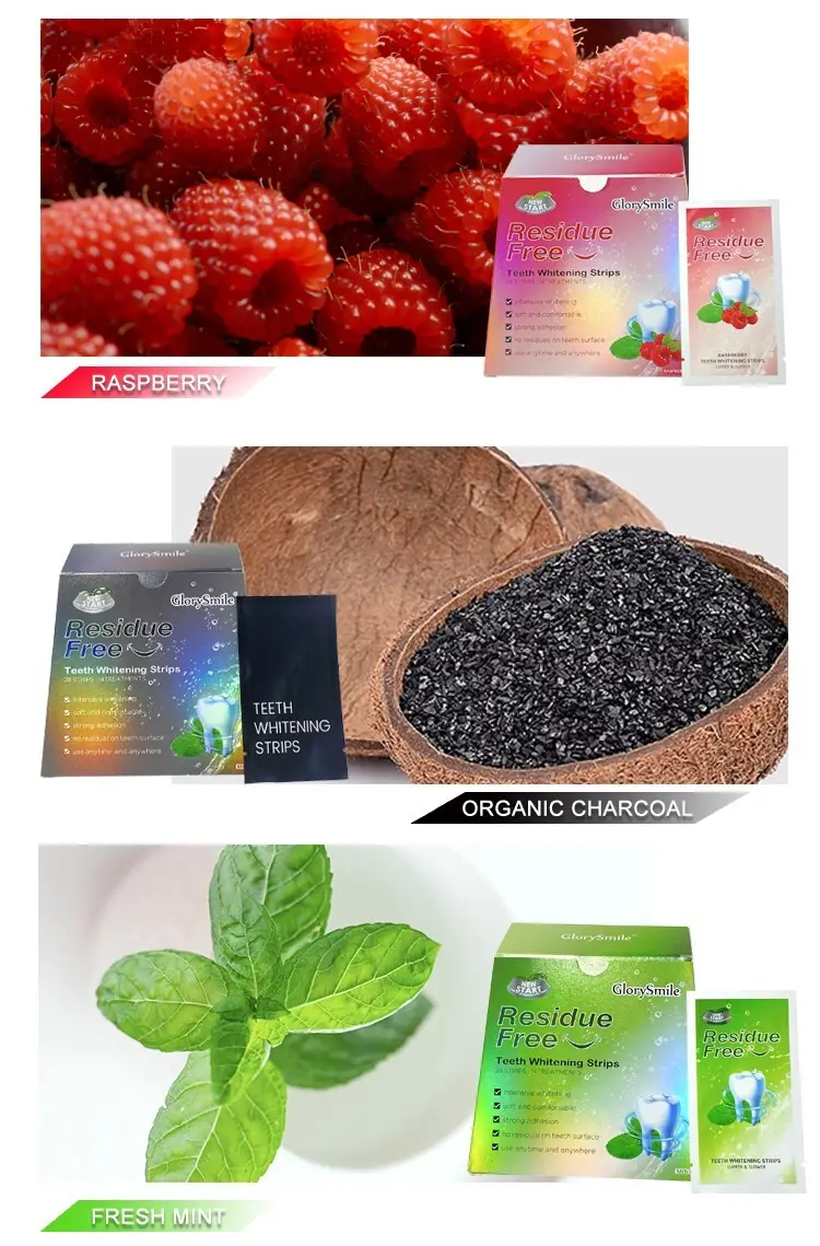 Custom professional whitening strips company for home usage 7