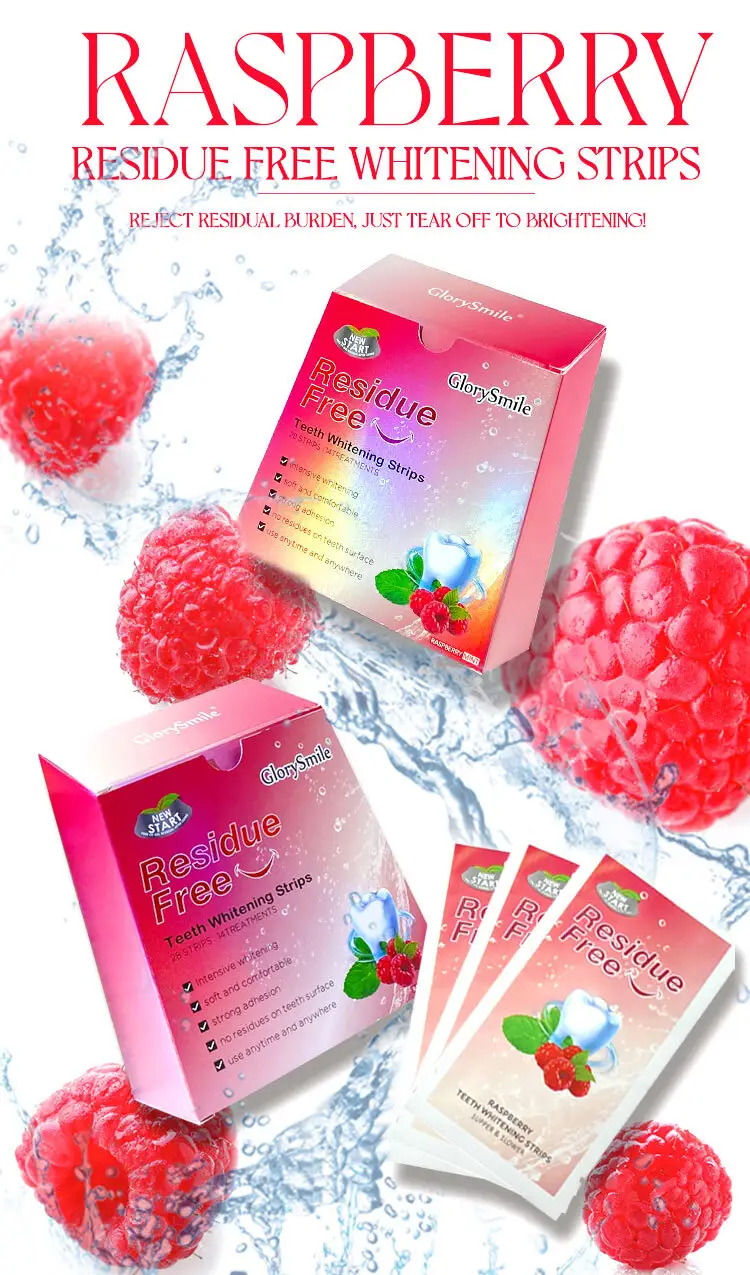 Custom professional whitening strips company for home usage 6