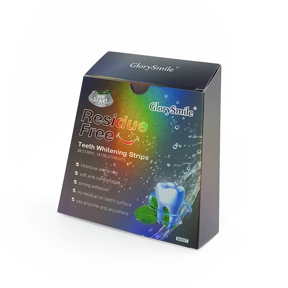 14 Pairs Dust Free Residue Oral Care Manufacturer Activated Carbon Tooth Dissolvable Teeth Whitening Strips 1