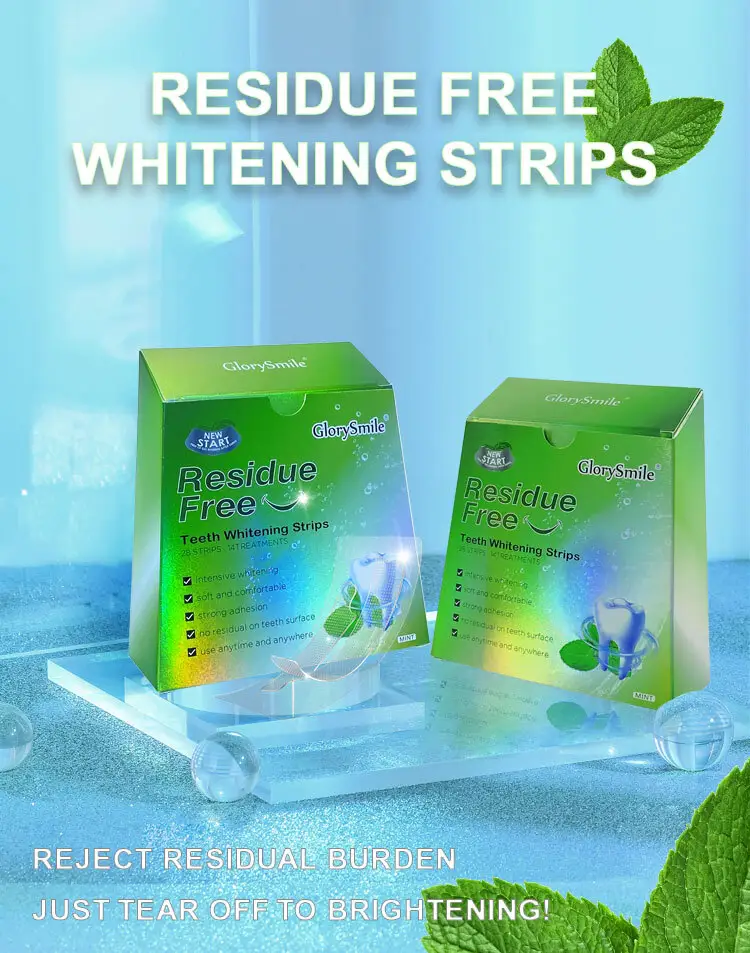 GlorySmile advanced teeth whitening strips Supply for home usage1 2