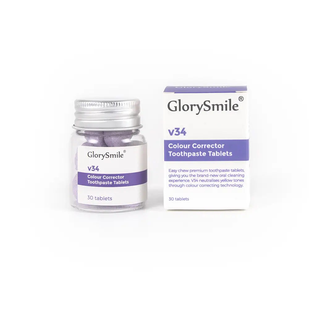 Factory Purple V34 Toothpaste Tablet Teeth Whitening Toothpaste Dental Oral Care Nature Organic Home Use Toothpaste 1