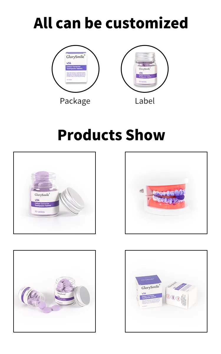 GlorySmile premium quality bulk toothpaste tablets reputable manufacturer for home usage 8