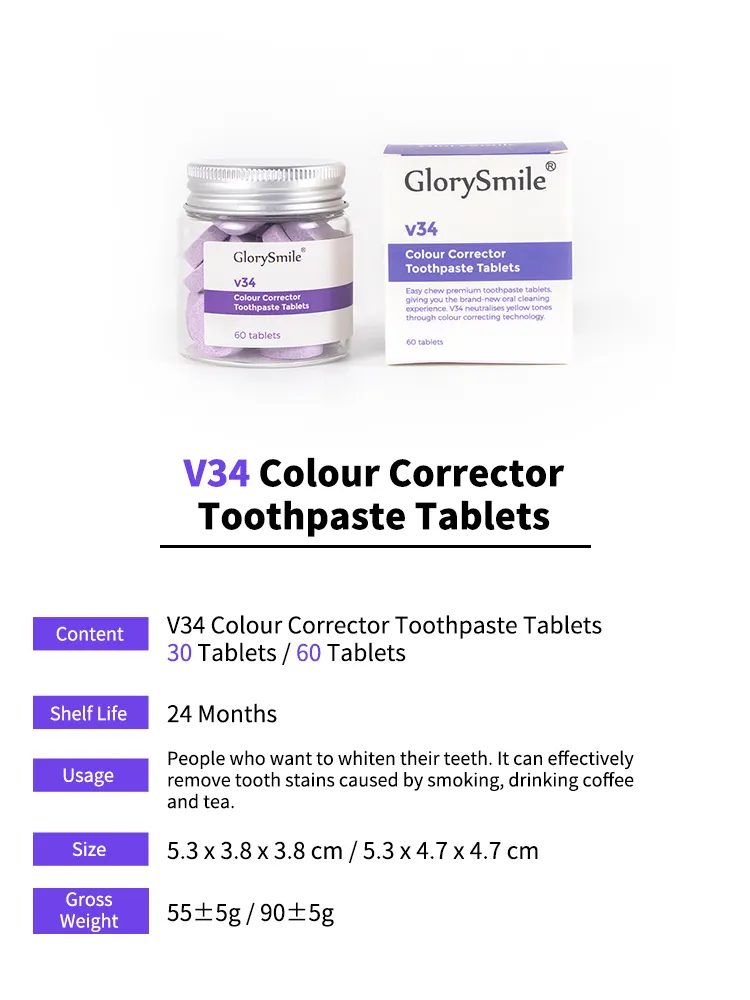 GlorySmile premium quality bulk toothpaste tablets reputable manufacturer for home usage 4