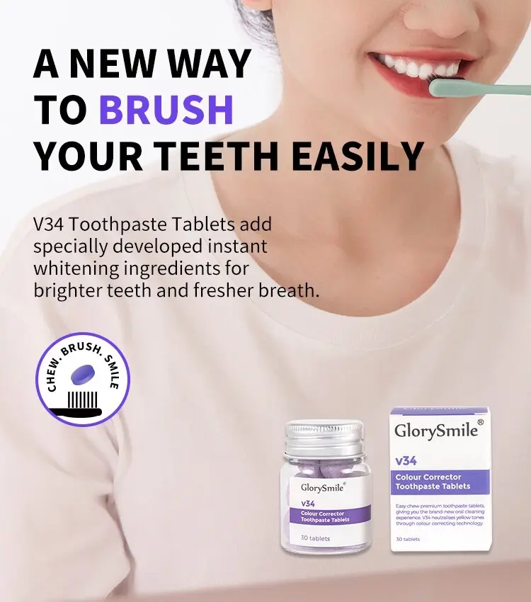 GlorySmile premium quality bulk toothpaste tablets reputable manufacturer for home usage 2