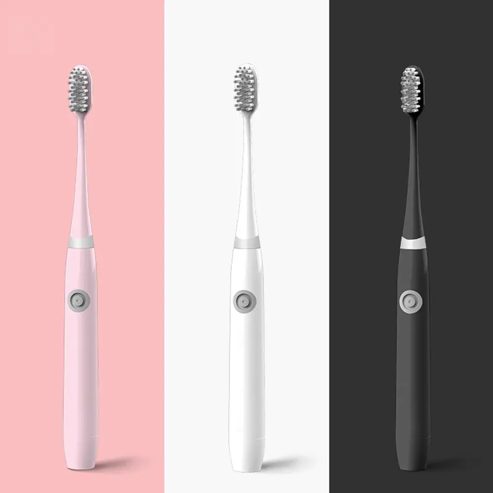 GlorySmile Sonic Electric Toothbrush IPX7 Cleaning for Men and Women Adult Non-Rechargeable Soft Fur Full-Automatic Waterproof 1