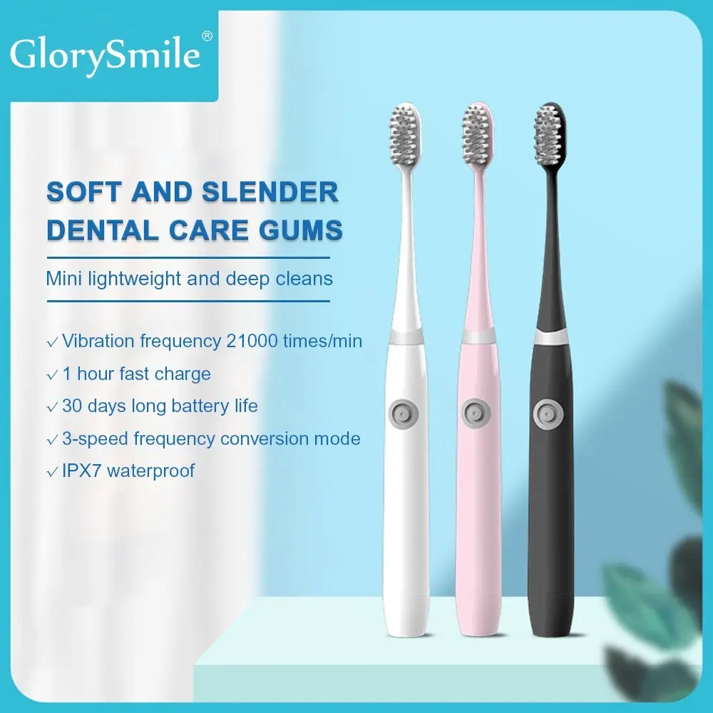 GlorySmile pink electric toothbrush for business for teeth 2