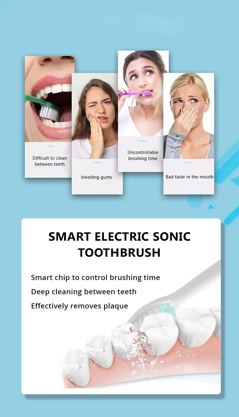 GlorySmile Bulk purchase electric toothbrush with uv sanitizer company for teeth 3