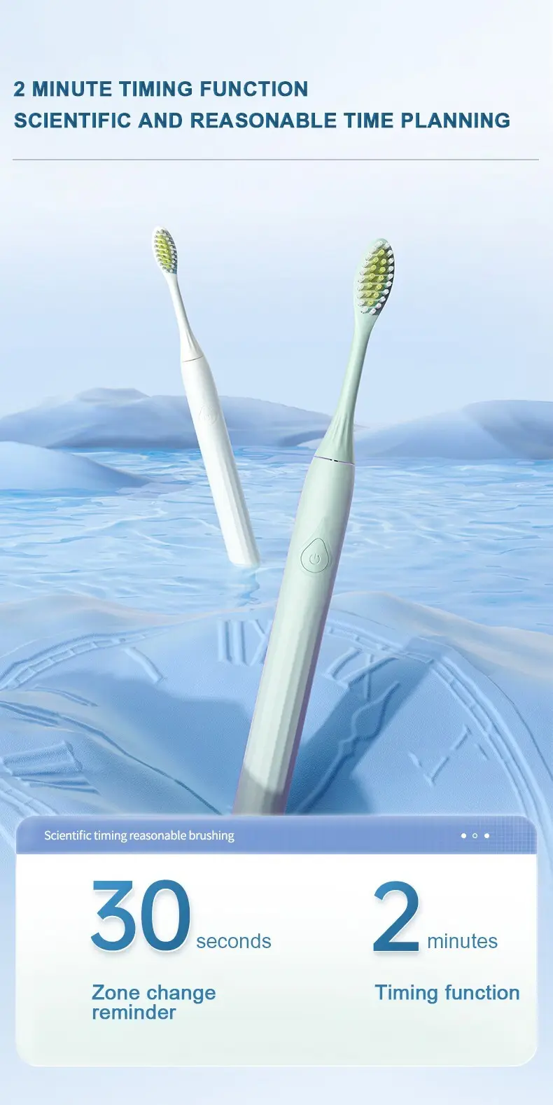 GlorySmile Custom high quality rechargeable electric toothbrush Suppliers for teeth 8