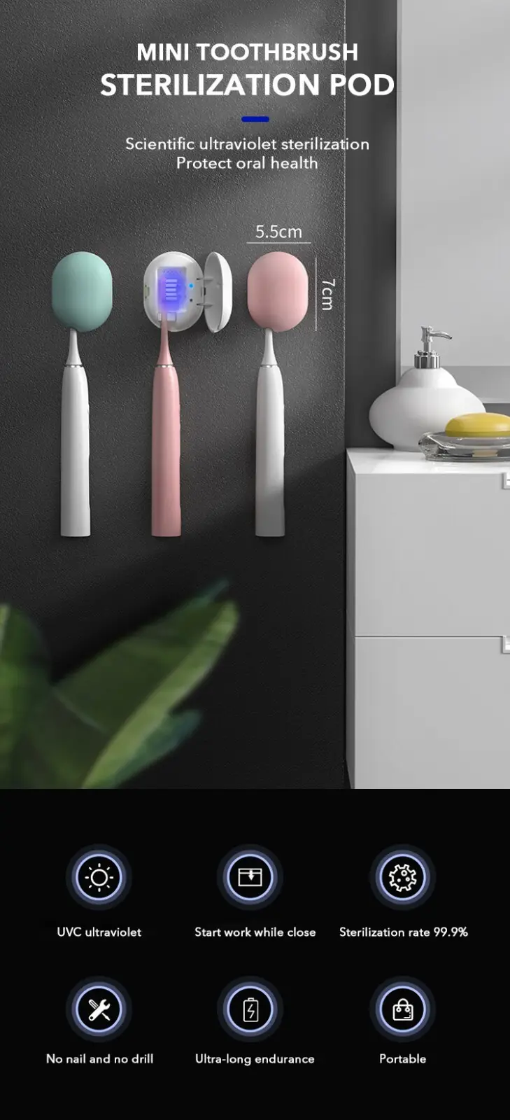 GlorySmile Bulk purchase high quality biodegradable toothbrush company for whitening teeth 2
