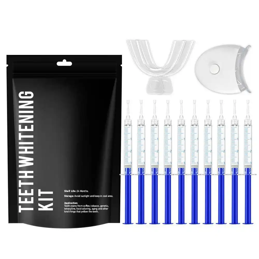 GlorySmile Home Teeth Whitening kit 4 Gel Syringes Thermoplastic Tray With Bag 1