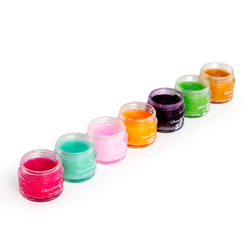 Wholesale 7 Lip Exfoliator Scrub Hydrating Private Label Lip Scrub 1