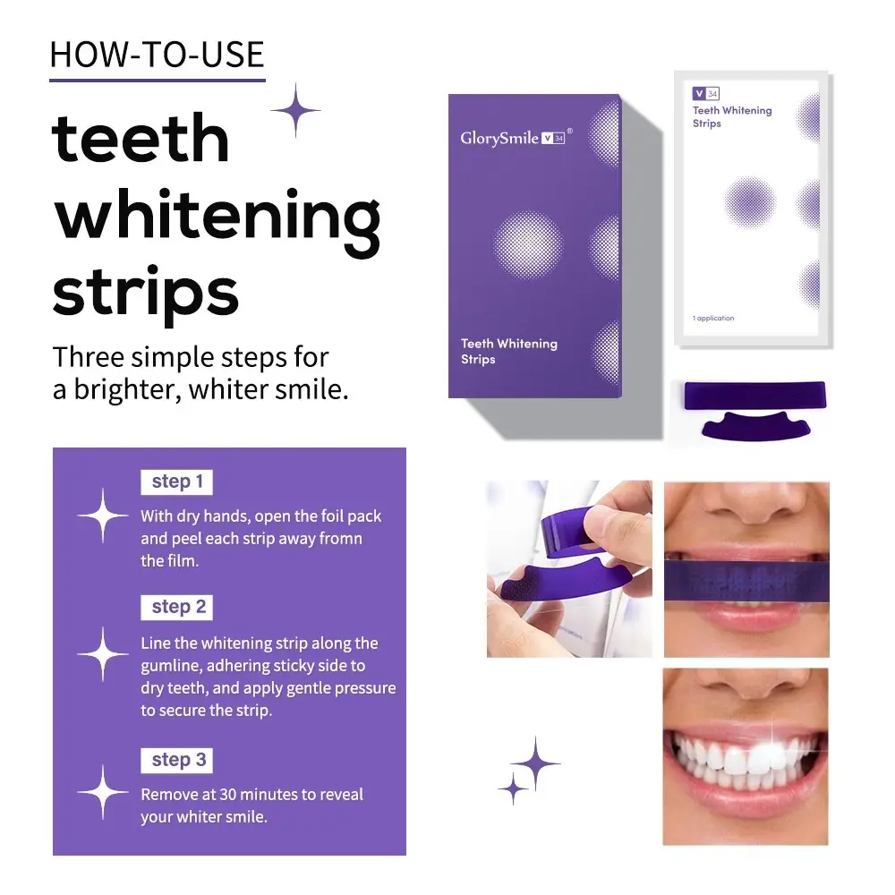 GlorySmile gentle most effective teeth whitening strips manufacturers for teeth 8