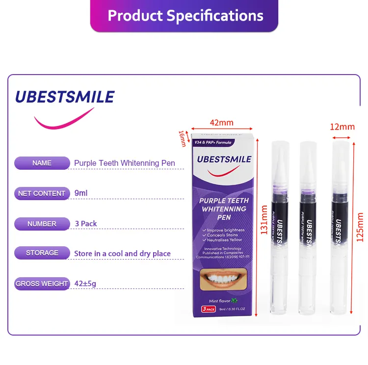 GlorySmile OEM best professional whitening pen factory price for whitening teeth 7