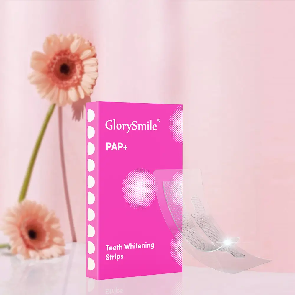Wholesale Natural Charcoal PAP Non Peroxide Invisible Non Slip Dry Teeth Whitening Strips V34 Colour Corrector 1