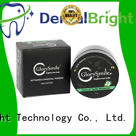 GlorySmile instant charcoal teeth whitening powder reputable manufacturer for dental bright 1