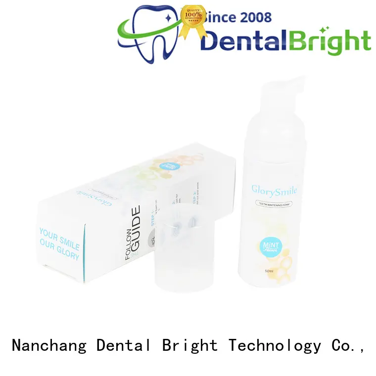 GlorySmile mild teeth whitening foam inquire now for home usage 1