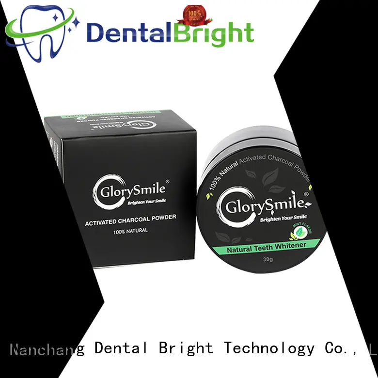 GlorySmile charcoal teeth whitening powder order now for dental bright 1