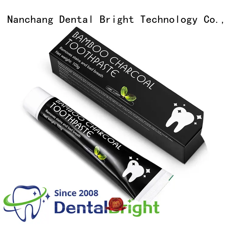 GlorySmile bamboo activated charcoal toothpaste customized 1