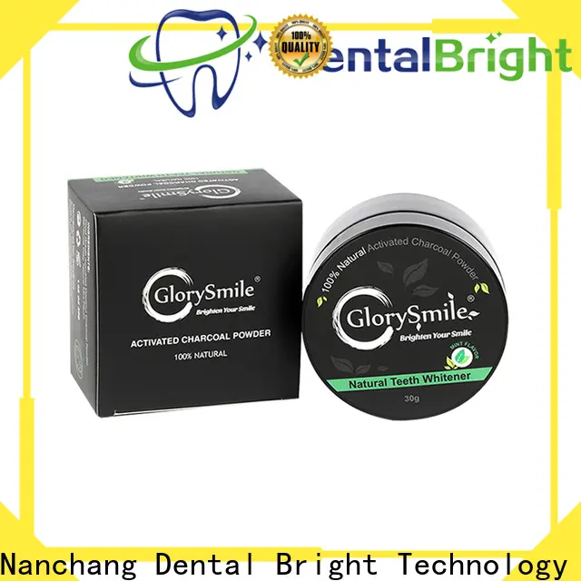 GlorySmile good selling charcoal teeth whitening powder reputable manufacturer for dental bright1 1