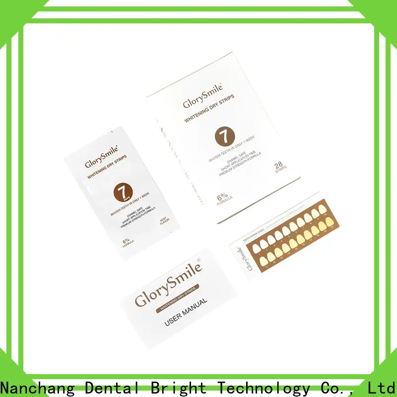 GlorySmile GlorySmile peroxide free teeth whitening strips vendor for teeth 1
