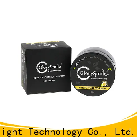 GlorySmile good selling activated charcoal teeth whitening powder reputable manufacturer for whitening teeth 1