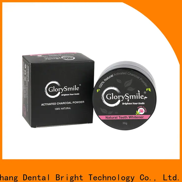 GlorySmile coconut charcoal teeth whitening powder reputable manufacturer for teeth 1