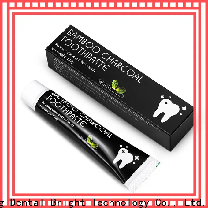 GlorySmile good selling natural charcoal toothpaste customized 1