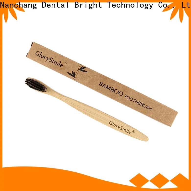 organic charcoal bristle toothbrush customized 1