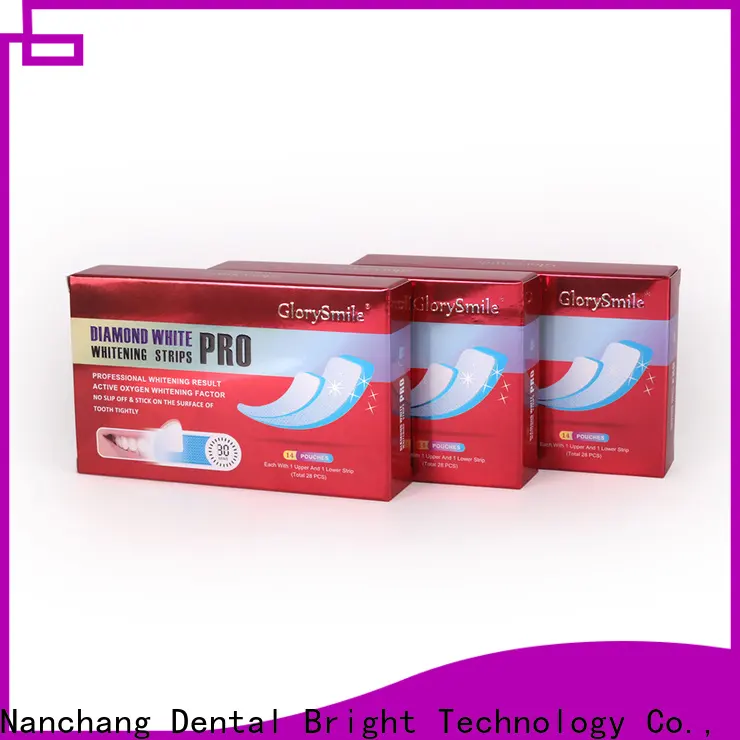 GlorySmile Wholesale ODM white teeth whitening strips for wholesale for home usage 1