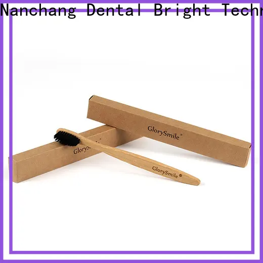 Bulk buy charcoal toothbrush customized 1