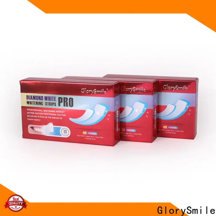 GlorySmile Custom high quality 3d white teeth whitening strips manufacturers for teeth 1