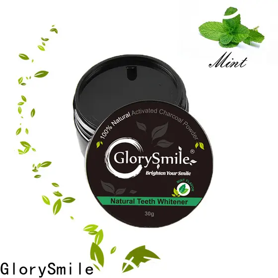 GlorySmile Bulk purchase high quality teeth whitening activated charcoal powder order now for dental bright 1