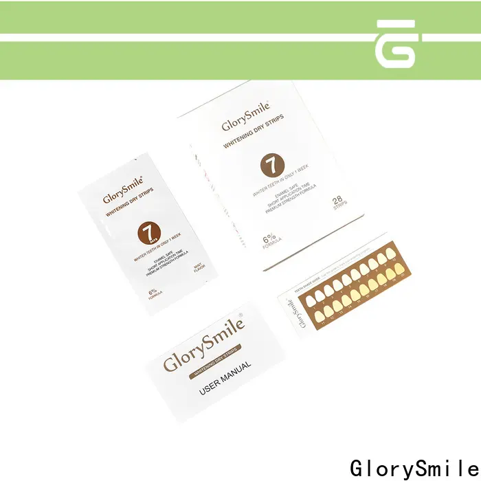 GlorySmile OEM smile whitening strips company for whitening teeth 1