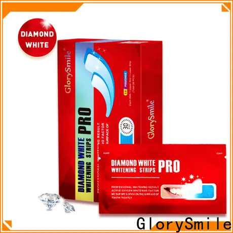 GlorySmile Custom peroxide free teeth whitening strips Supply for home usage 1