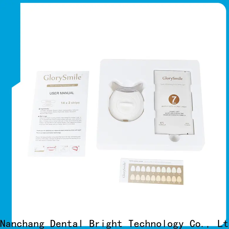 GlorySmile OEM high quality safest whitening strips Suppliers for teeth 1