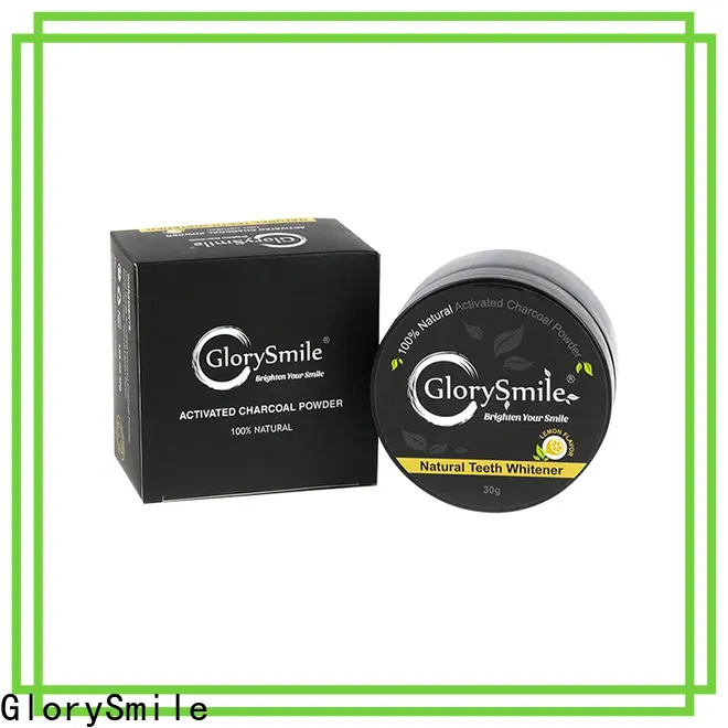 GlorySmile Custom activated charcoal teeth whitening powder company for teeth 1