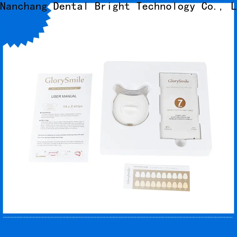 GlorySmile Bulk purchase best most effective teeth whitening strips factory for home usage 1