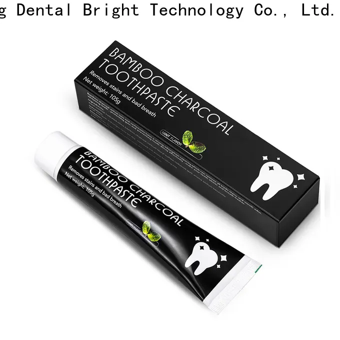 GlorySmile Custom OEM charcoal teeth whitening toothpaste company 1