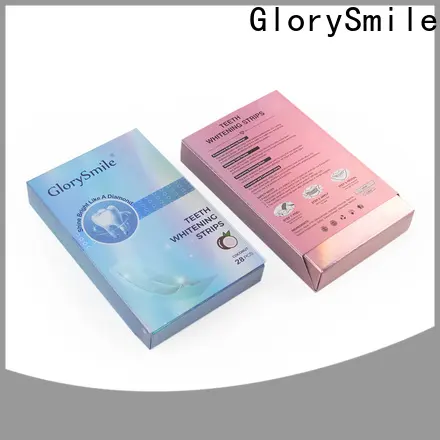 GlorySmile Bulk purchase high quality dental whitening strips Suppliers for home usage 1