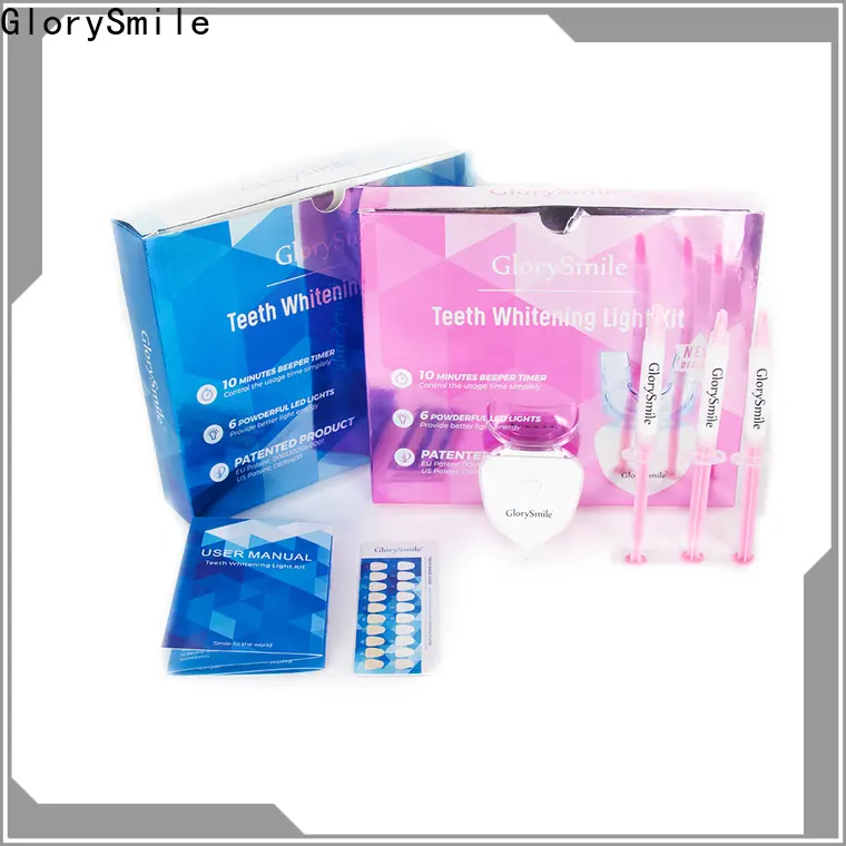 GlorySmile Wholesale ODM best teeth light whitening kit supplier for home usage 1