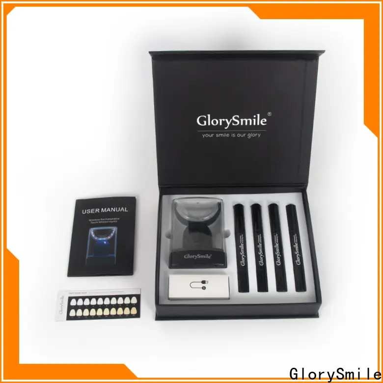 GlorySmile Bulk purchase blue light home teeth whitening kit wholesale for teeth 1